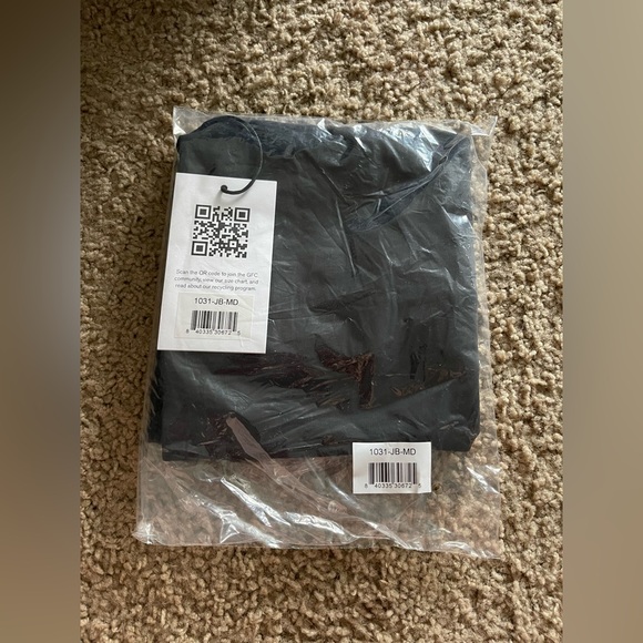 NEW Girlfriend Collective Black Willa Strappy Tank Medium - Picture 4 of 4